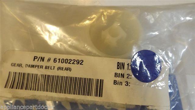 MAYTAG WHIRLPOOL REFRIGERATOR 61002292 Gear- damp NEW IN BAG MAYTAG WHIRLPOOL REFRIGERATOR 61002292 Gear- damp NEW IN BAG